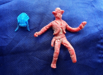 'Cowboy and Indian' toy figures