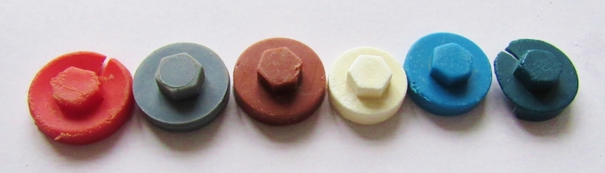 Roofing sheet screw caps Roofing sheet screw caps